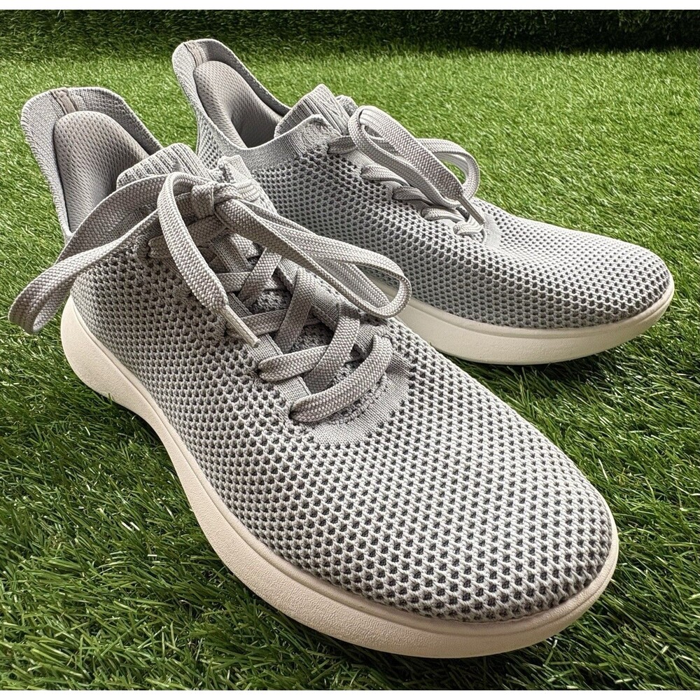 VIVAIA Mens 41/8 Gray Comfort Urban Sneaker Sliders Hands Free Lightweight